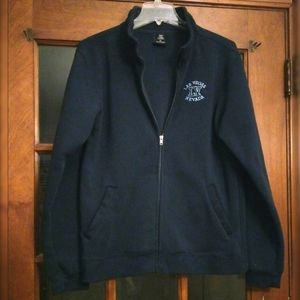 Men Dark Blue Jacket by DC Classic Size XL